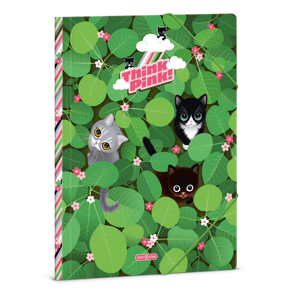 Ars Una Think-Pink 25 (5462) A4 gumis mappa