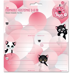 Ars Una Think-Pink 3x6db füzetcímke
