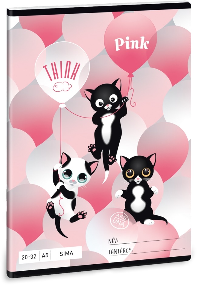 Ars Una Think-Pink A5 20-32 sima füzet