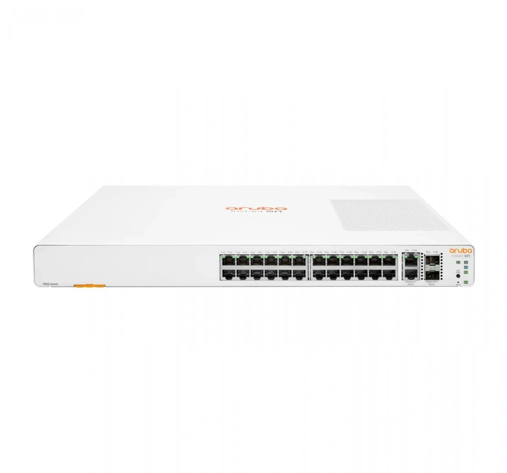 Aruba Instant On JL806A 1960 24xGbE LAN 2x10GbE LAN 2xSFP+ port smart menedzselhető switch