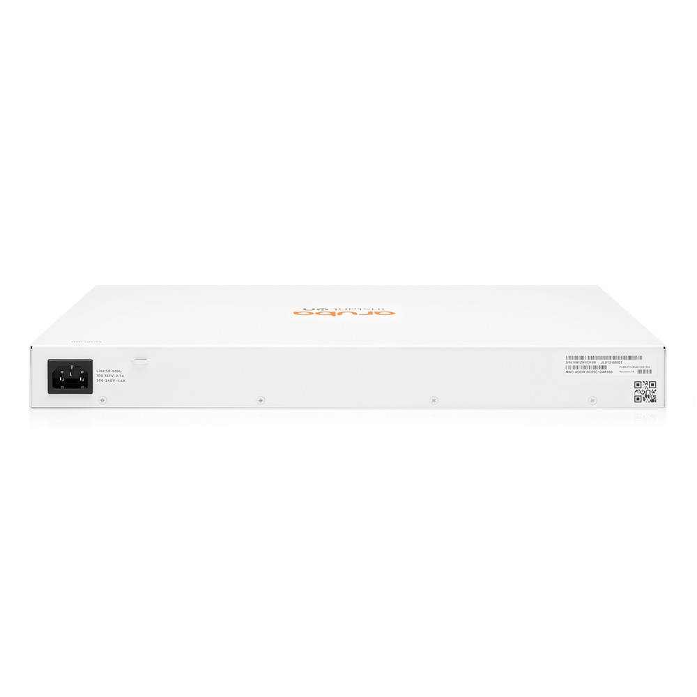 Aruba Instant On JL813A 1830 24xGbE LAN 12xPoE LAN port 2xSFP port smart menedzselhető PoE (195W) switch (Újszerű)