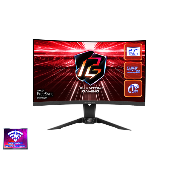 Asrock 27" PG27Q15R2A QHD VA 165Hz HDMI/DP gamer monitor