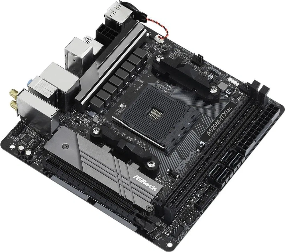 Asrock A520M-ITX/AC desktop alaplap Mini-ITX