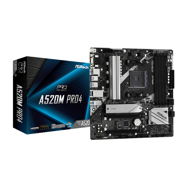 Asrock A520M PRO4 desktop alaplap microATX