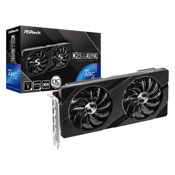 Asrock Arc A580 Challenger OC 8GB GDDR6 grafikus kártya