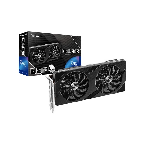 Asrock Arc A750 Challenger D OC 8GB GDDR6 256-bit grafikus kártya
