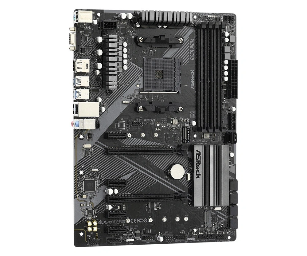 Asrock B450 Pro4 R2.0 AMD B450 AM4 ATX alaplap