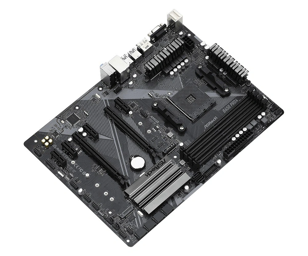 Asrock B450 Pro4 R2.0 AMD B450 AM4 ATX alaplap