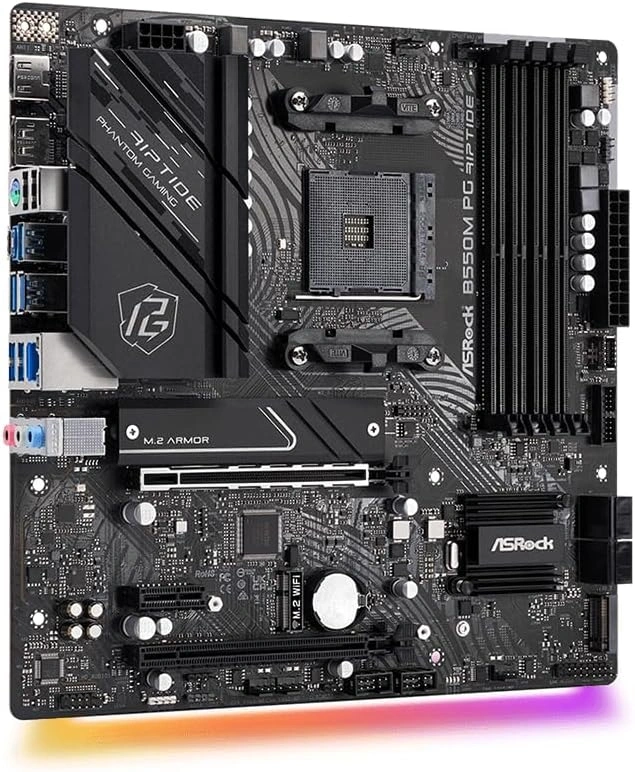 Asrock B550M Phantom Gaming Riptide desktop alaplap microATX