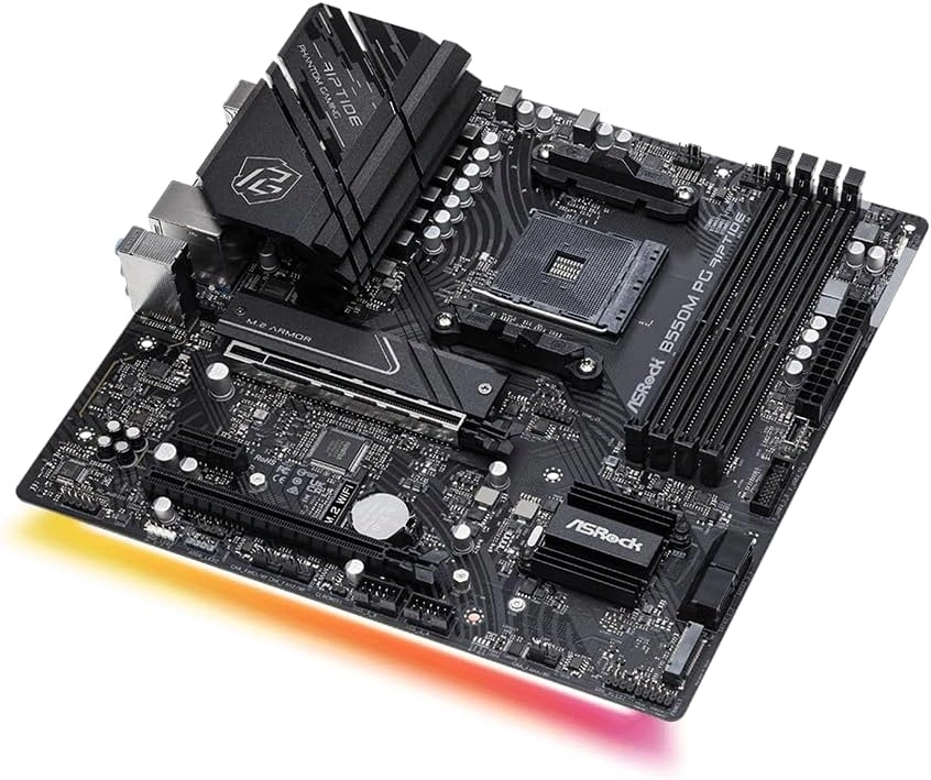 Asrock B550M Phantom Gaming Riptide desktop alaplap microATX