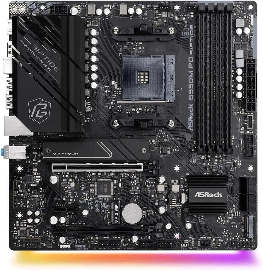 Asrock B550M Phantom Gaming Riptide desktop alaplap microATX