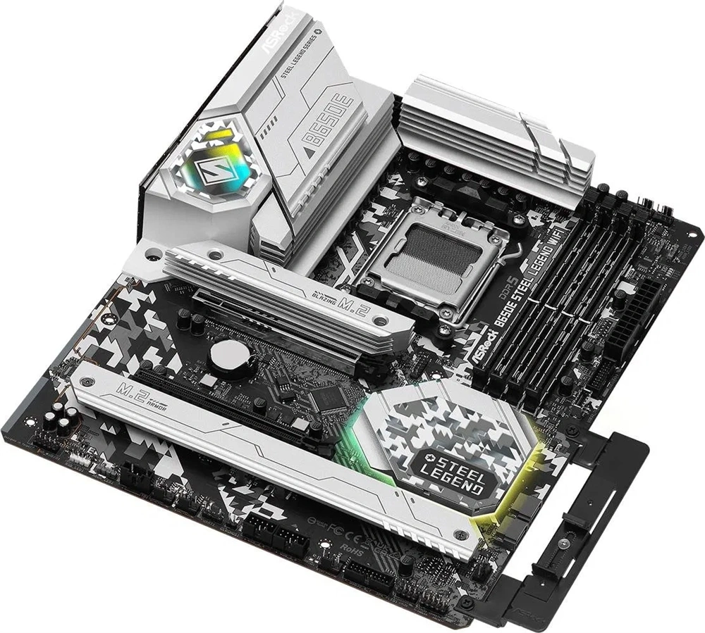 Asrock B650E STEEL LEGEND WIFI desktop alaplap ATX