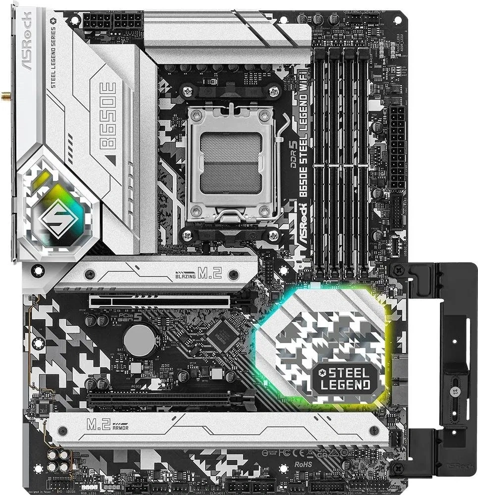 Asrock B650E STEEL LEGEND WIFI desktop alaplap ATX