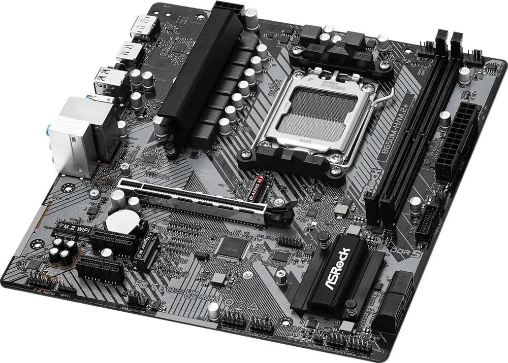 Asrock B650M-H/M.2+ desktop microATX alaplap