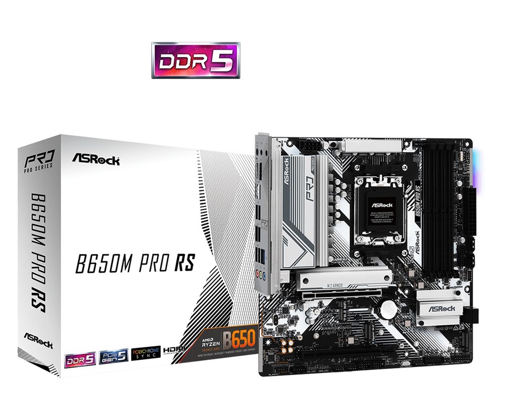Asrock B650M PRO RS AMD B650 AM5 mATX alaplap