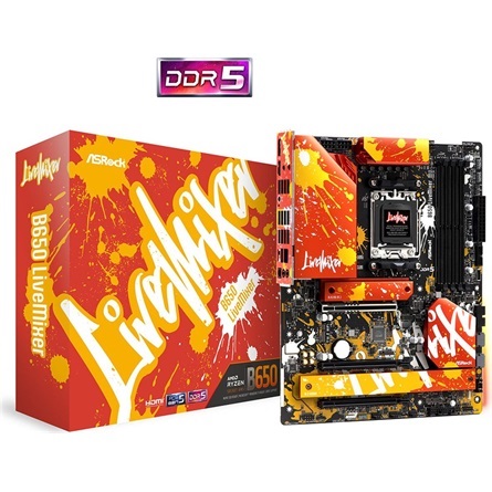 Asrock B650 LIVEMIXER desktop alaplap ATX