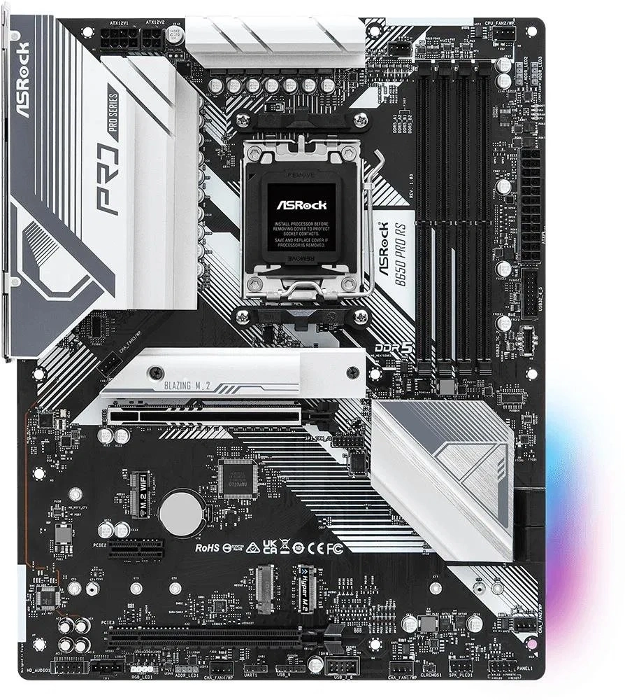 Asrock B650 PRO RS desktop alaplap ATX