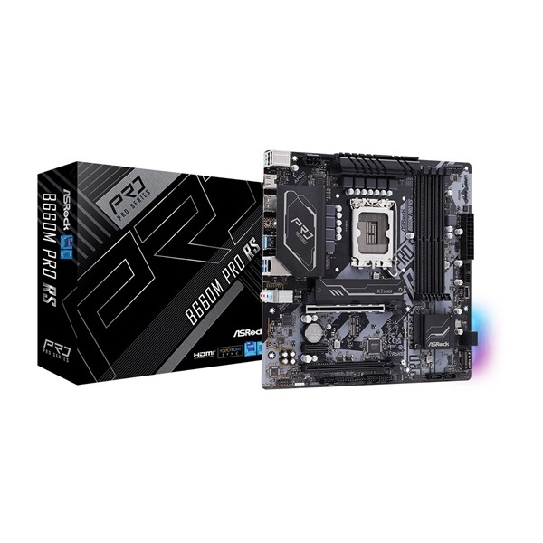 Asrock B660M PRO RS desktop alaplap microATX