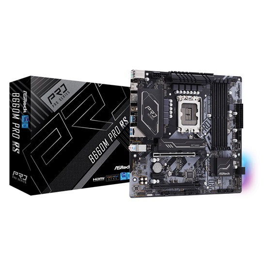 Asrock B660M PRO RS desktop alaplap microATX