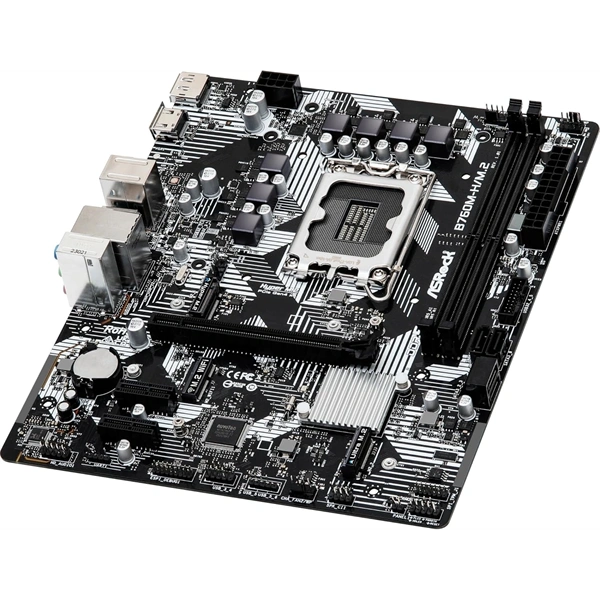 Asrock B760M-H/M.2 Intel B760 LGA1700 mATX alaplap