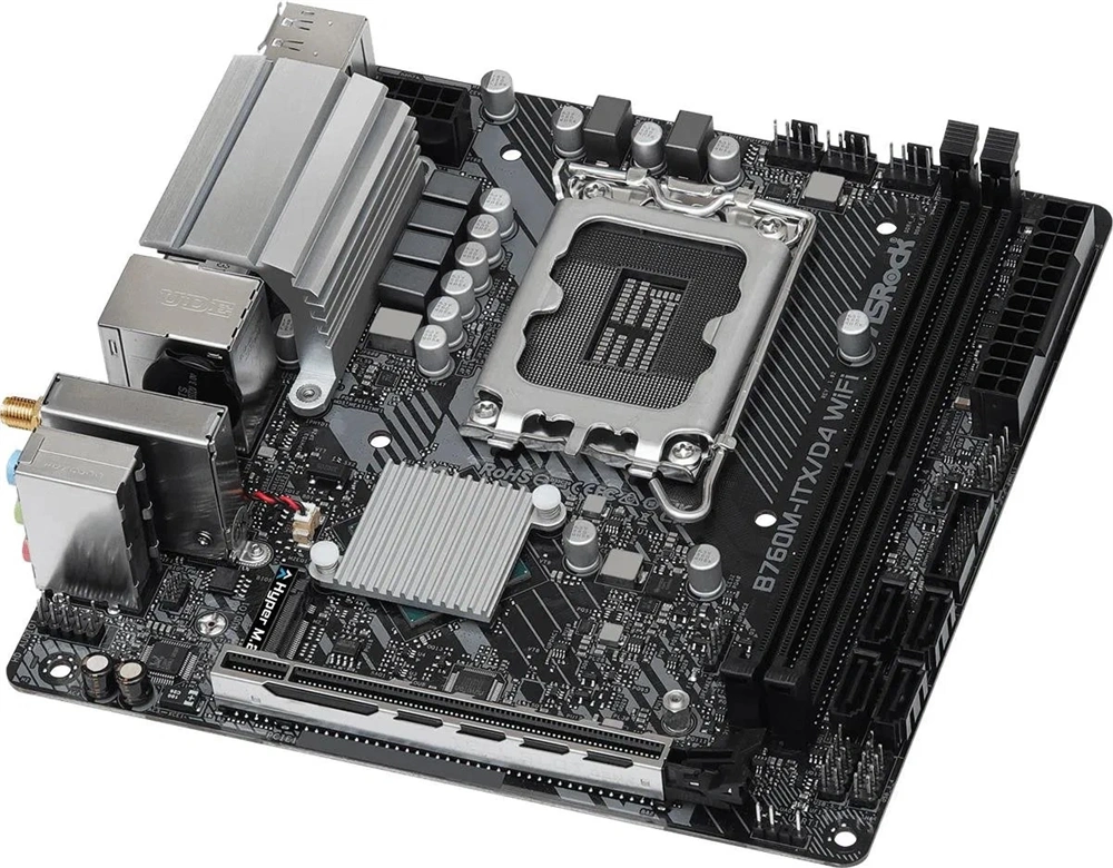 Asrock B760M-ITX/D4 WIFI desktop alaplap Mini-ITX