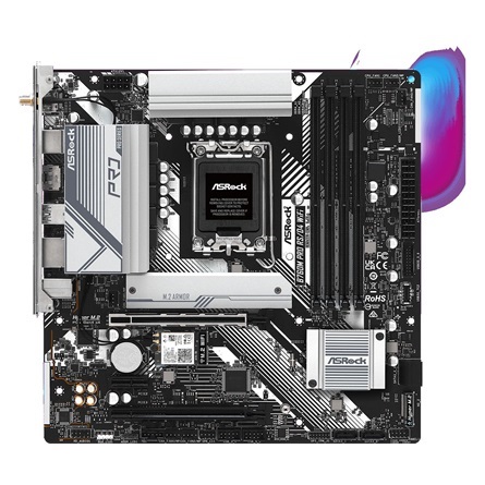 Asrock B760M PRO RS/D4 WIFI desktop alaplap microATX