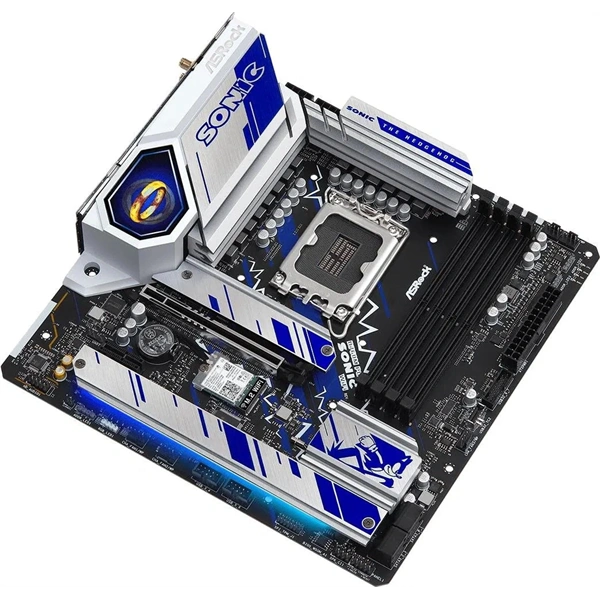 Asrock B760M Phantom Gaming Sonic WiFi desktop alaplap microATX