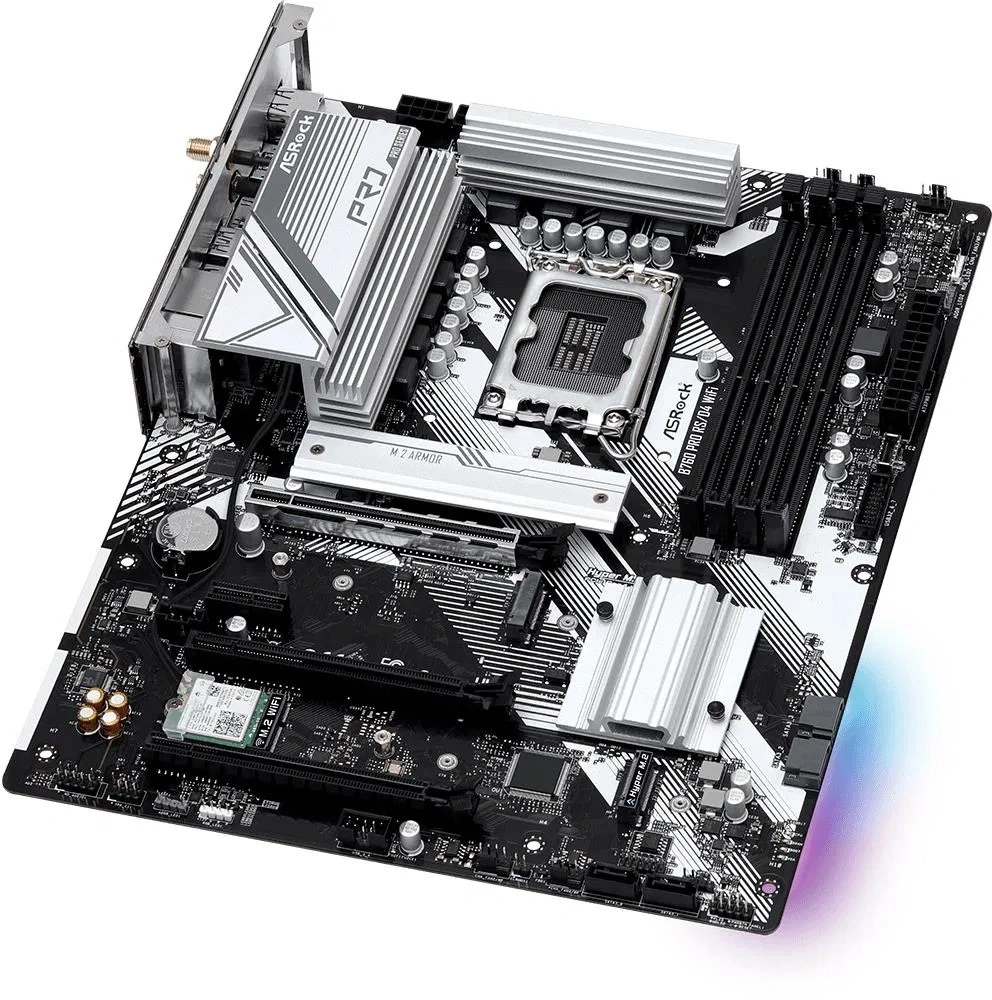 Asrock B760 PRO RS WIFI desktop alaplap ATX