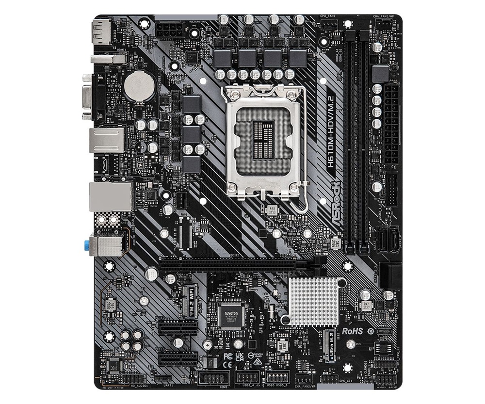 Asrock H610M-HDV/M.2 D4 Intel H610 LGA1700 mATX alaplap
