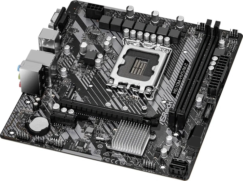 Asrock H610M-HVS/M.2 R2.0 desktop alaplap microATX