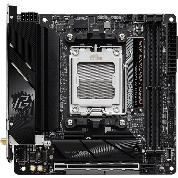 Asrock LIGHTNING Wi-Fi AMD A620I AM5 Mini-ITX alaplap