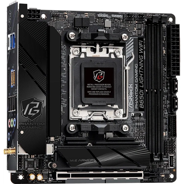Asrock LIGHTNING Wi-Fi AMD B650I AM5 Mini-ITX alaplap