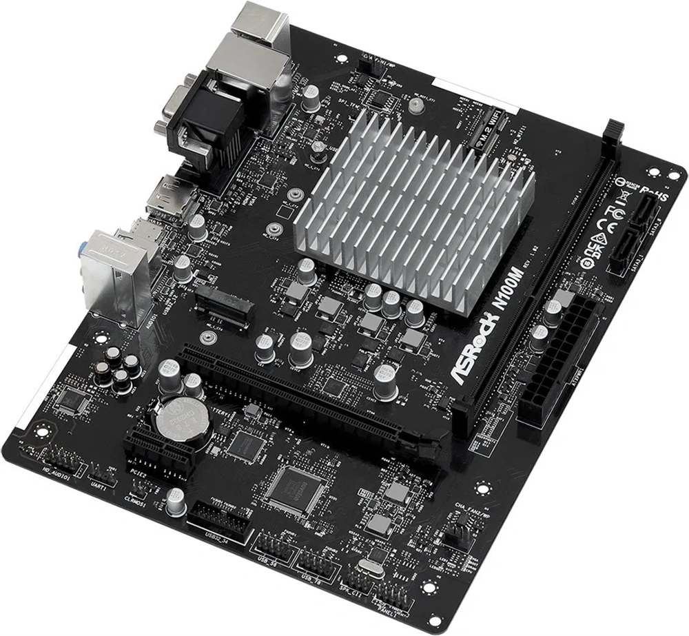 Asrock N100M Intel 1264 Mini-ITX alaplap
