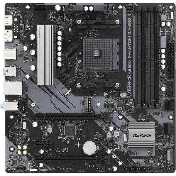 Asrock PHANTOM GAMING 4 AMD A520M AM4 mATX alaplap