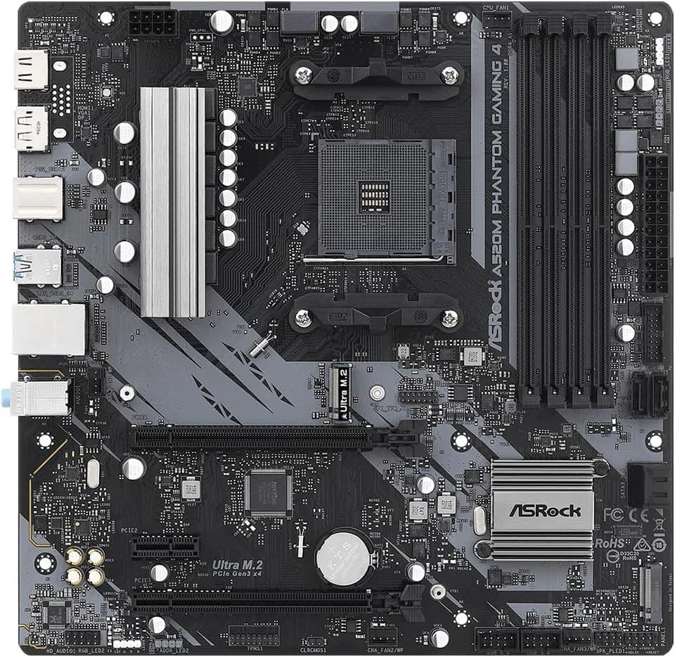 Asrock PHANTOM GAMING 4 AMD A520M AM4 mATX alaplap
