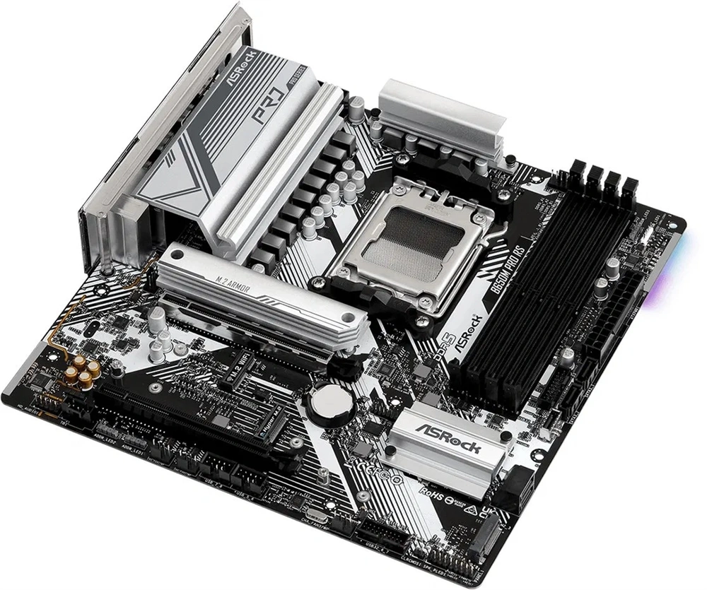 Asrock PRO RS Wi-Fi AMD B650M AM5 mATX alaplap