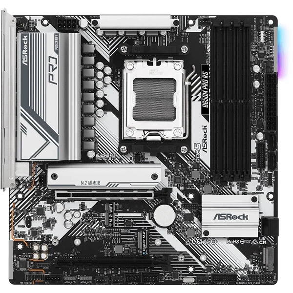 Asrock PRO RS Wi-Fi AMD B650M AM5 mATX alaplap