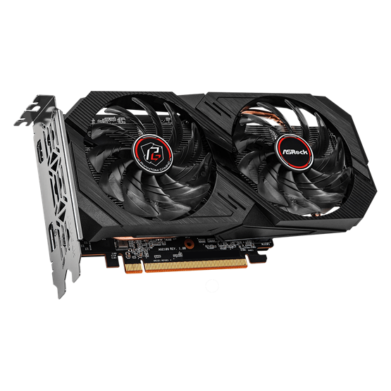 Asrock Radeon RX 6500 XT Phantom Gaming D OC 4GB GDDR6 64-bit grafikus kártya