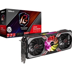 Asrock Radeon RX 6750 XT Phantom Gaming D OC 12GB GDDR6 192-bit grafikus kártya