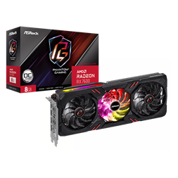 Asrock Radeon RX 7600 Phantom Gaming OC 8GB GDDR6 128-bit grafikus kártya