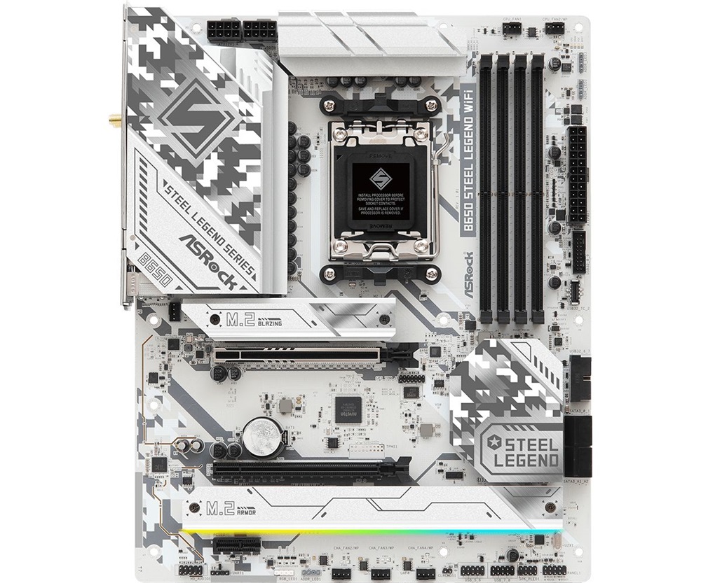 Asrock STEEL LEGEND Wi-Fi AMD B650 AM5 ATX alaplap