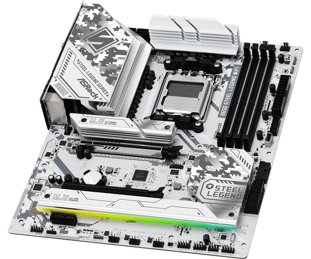 Asrock STEEL LEGEND Wi-Fi AMD B650 AM5 ATX alaplap