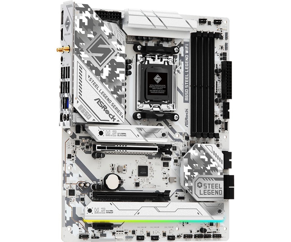 Asrock STEEL LEGEND Wi-Fi AMD B650 AM5 ATX alaplap
