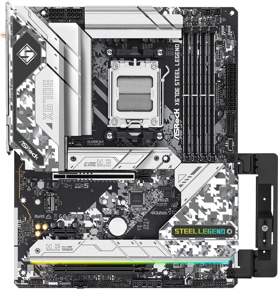 Asrock X670E STEEL LEGEND desktop alaplap ATX