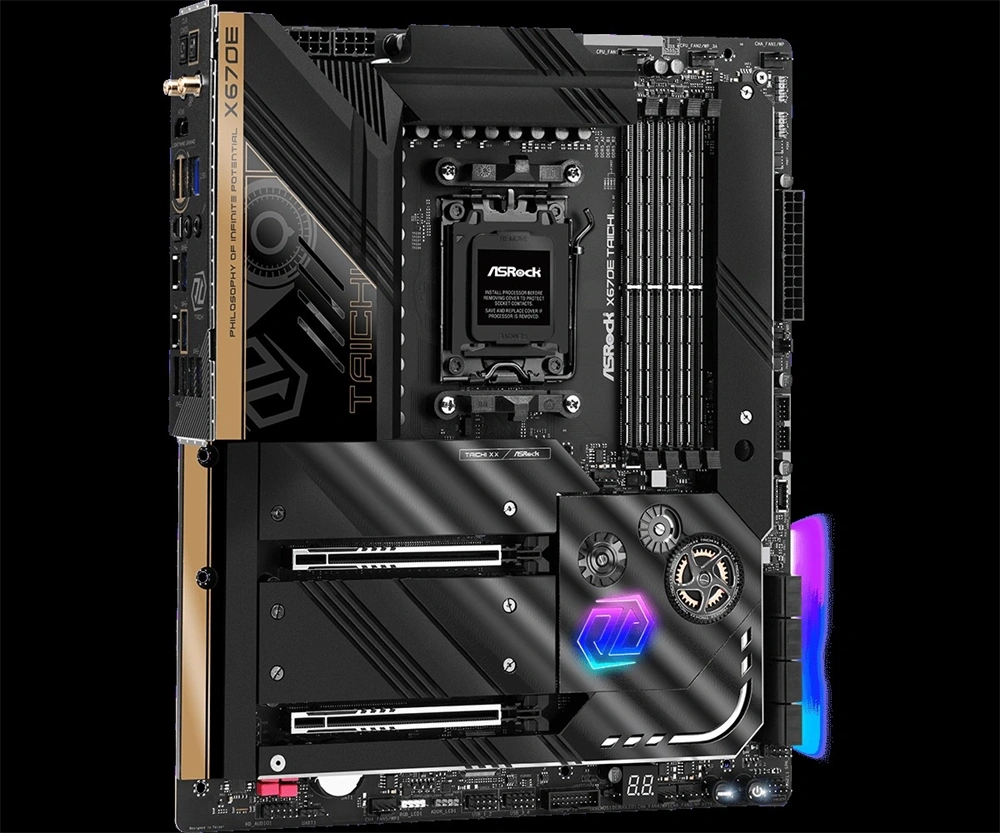 Asrock X670E TAICHI desktop alaplap E-ATX