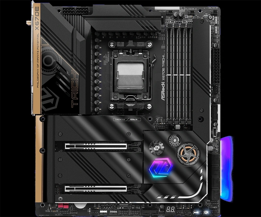 Asrock X670E TAICHI desktop alaplap E-ATX
