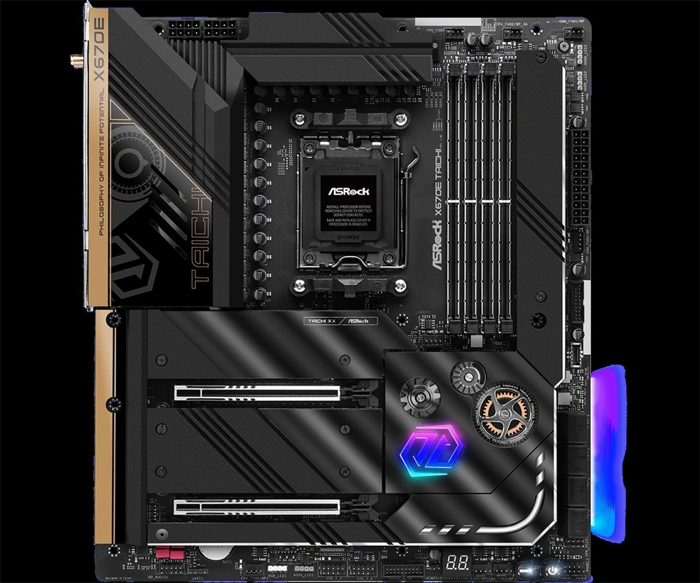 Asrock X670E TAICHI desktop alaplap E-ATX