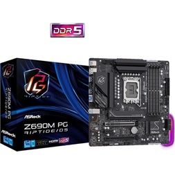 Asrock Z690M Phantom Gaming Riptide D5 desktop alaplap microATX