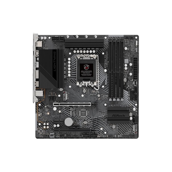 Asrock Z790M PHANTOM GAMING LIGHTNING/D4 desktop alaplap microATX