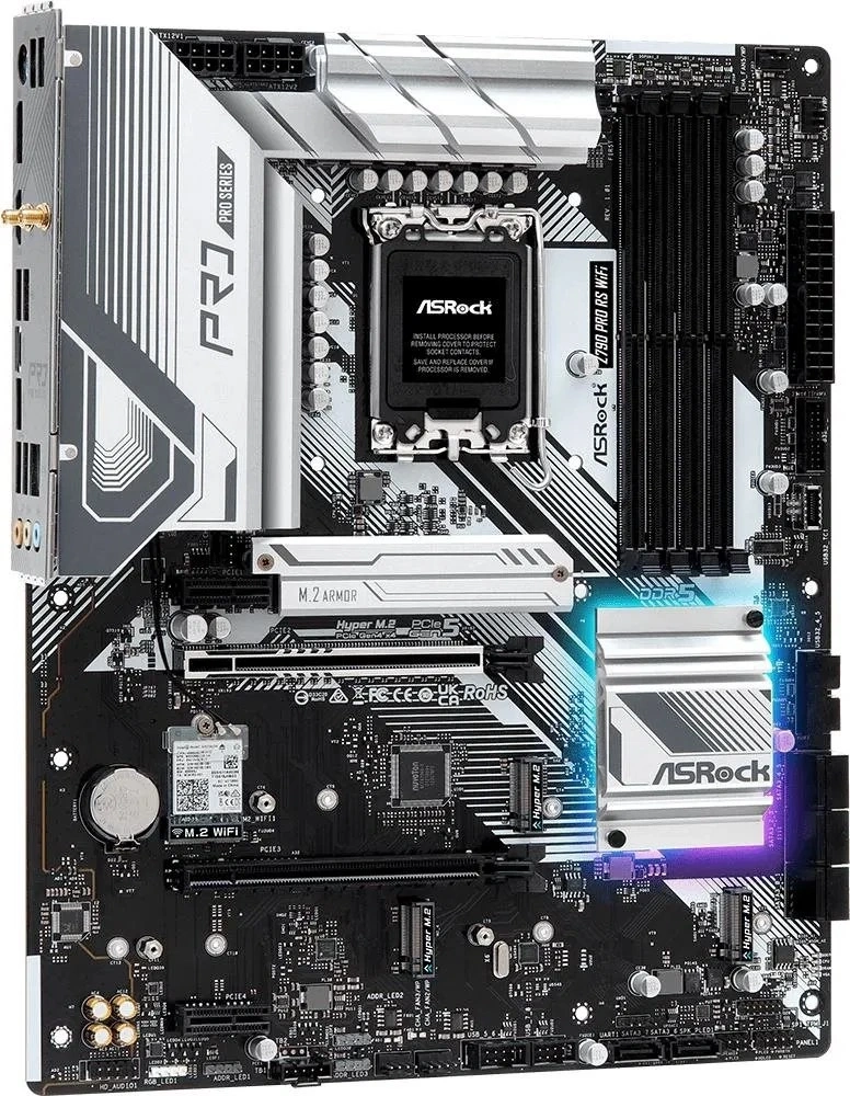 Asrock Z790 PRO RS WIFI desktop alaplap ATX